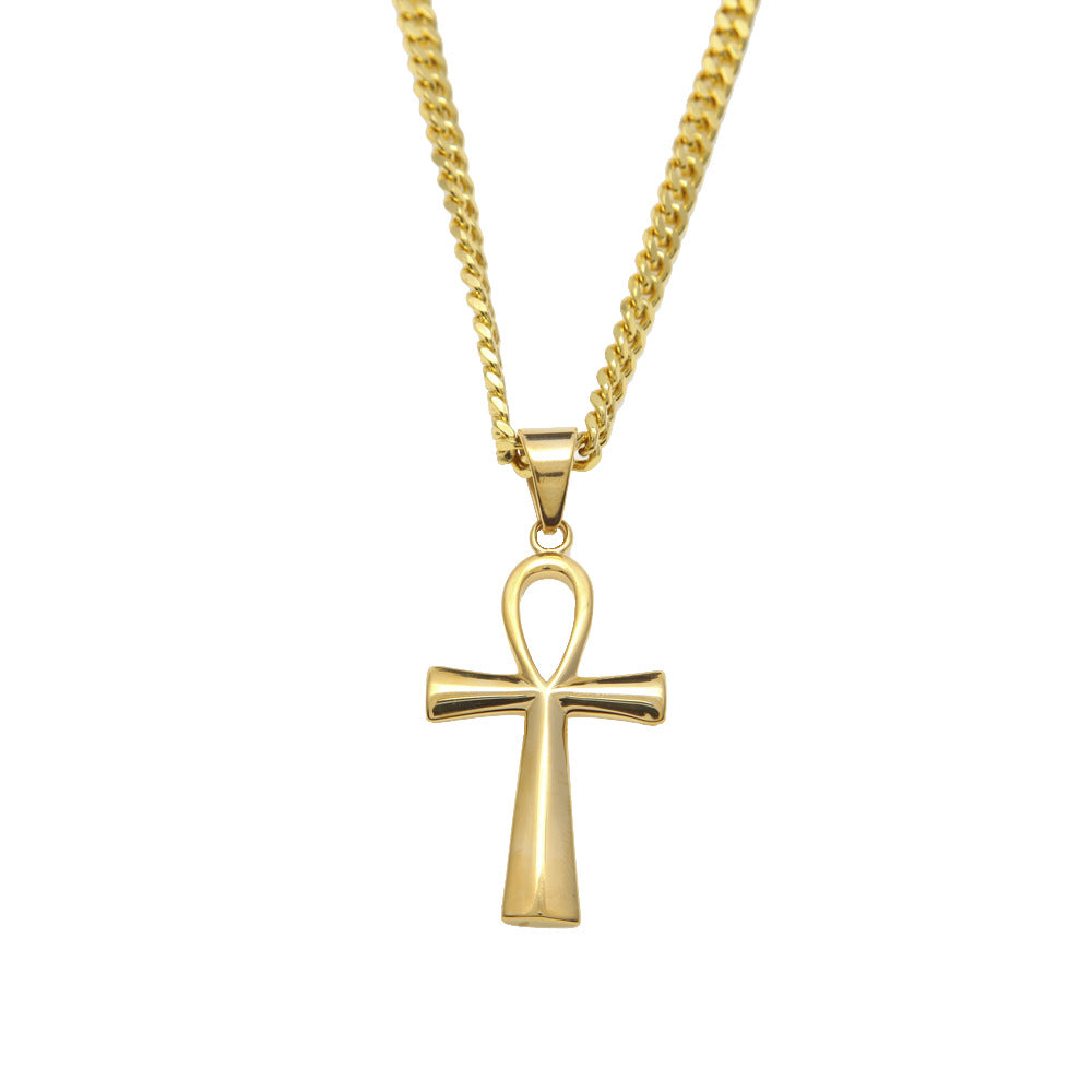 Modern Ankh Key Necklace