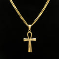 Modern Ankh Key Necklace