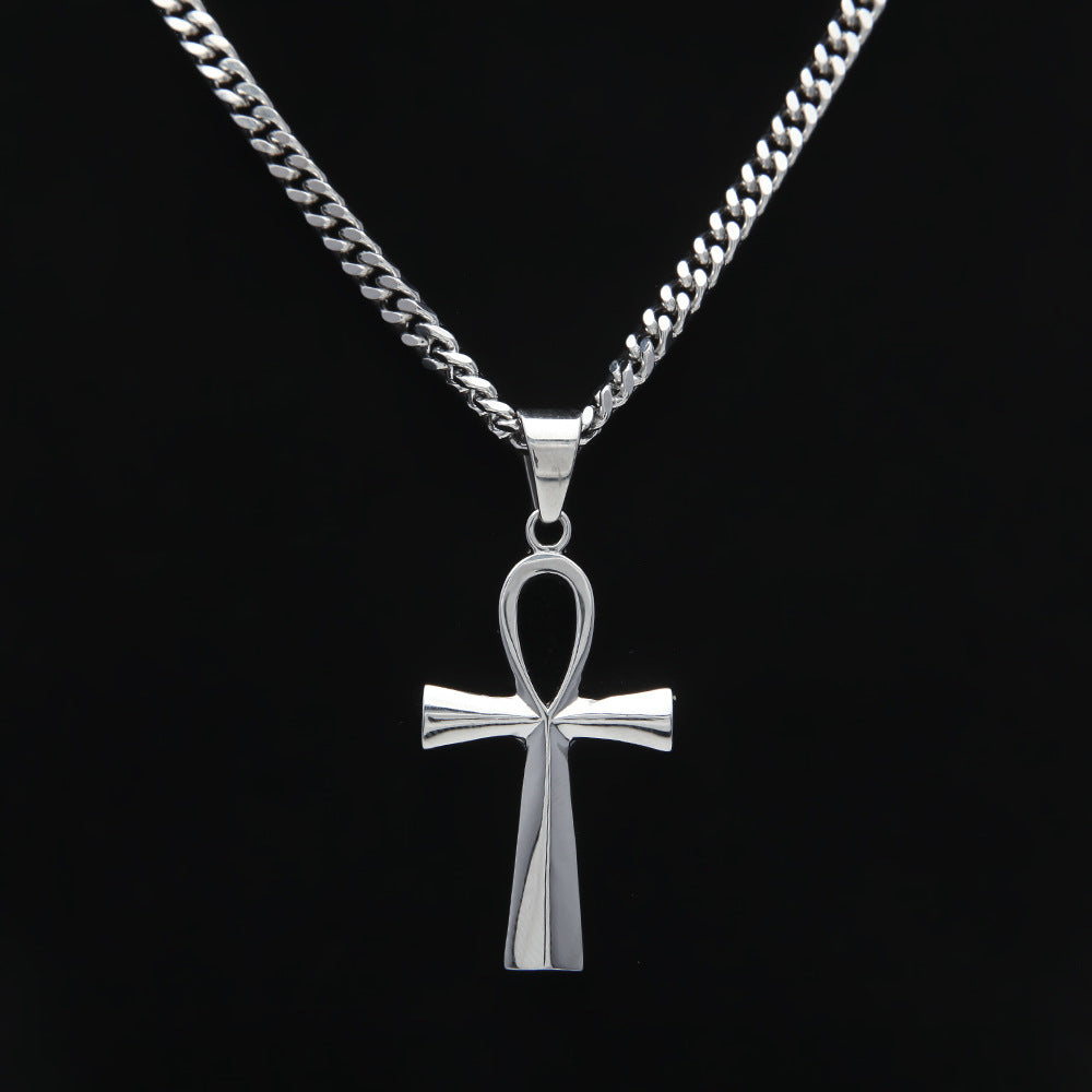 Modern Ankh Key Necklace