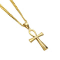 Modern Ankh Key Necklace