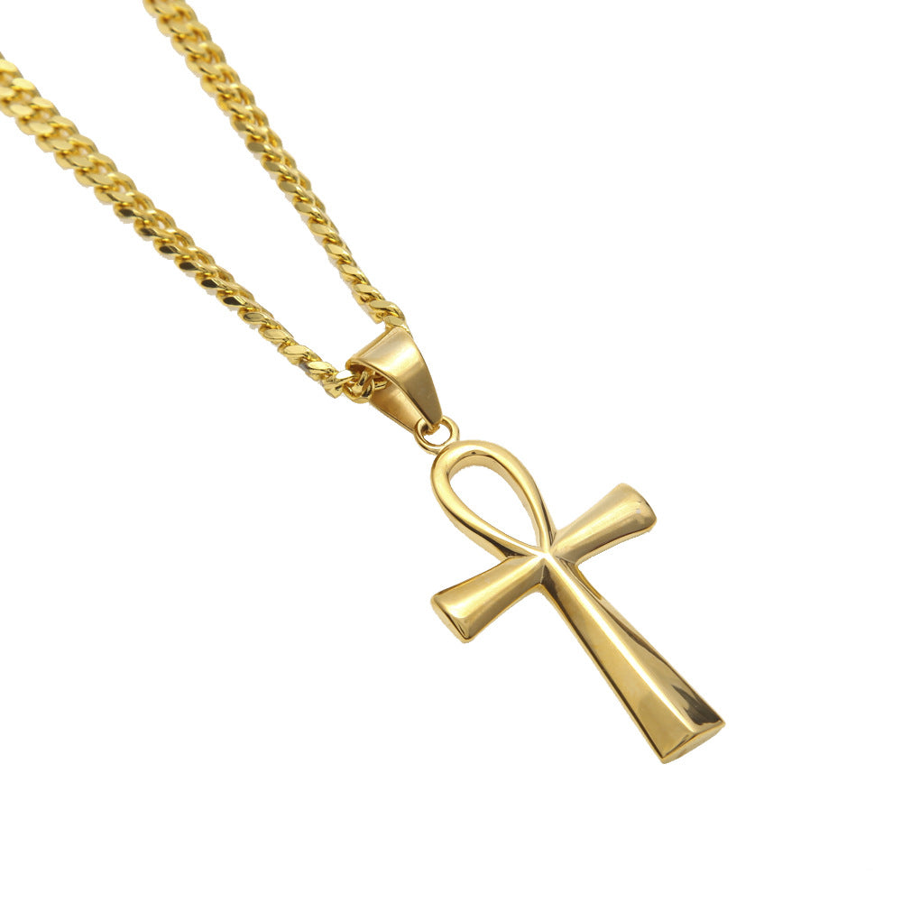 Modern Ankh Key Necklace