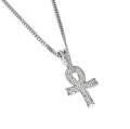 Paved Pavé Egyptian Ankh Necklace