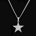 Full CZ Diamond Star Necklace