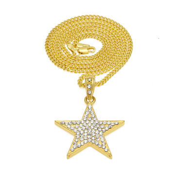 Full CZ Diamond Star Necklace