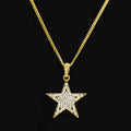 Full CZ Diamond Star Necklace