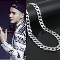 Gloss Finished Cuban Chain Hip Hop Necklace