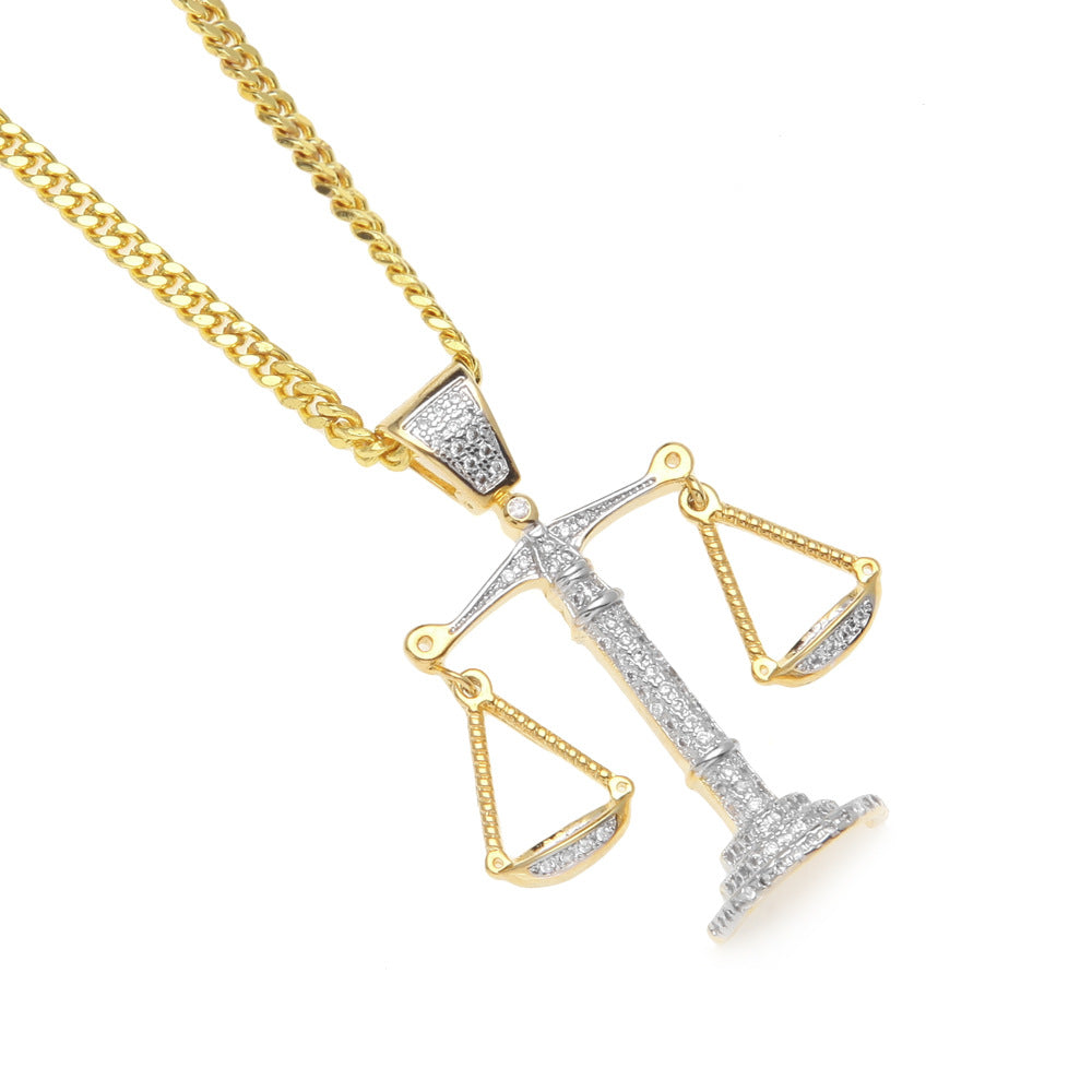 Libra Horoscope Pendant Necklace