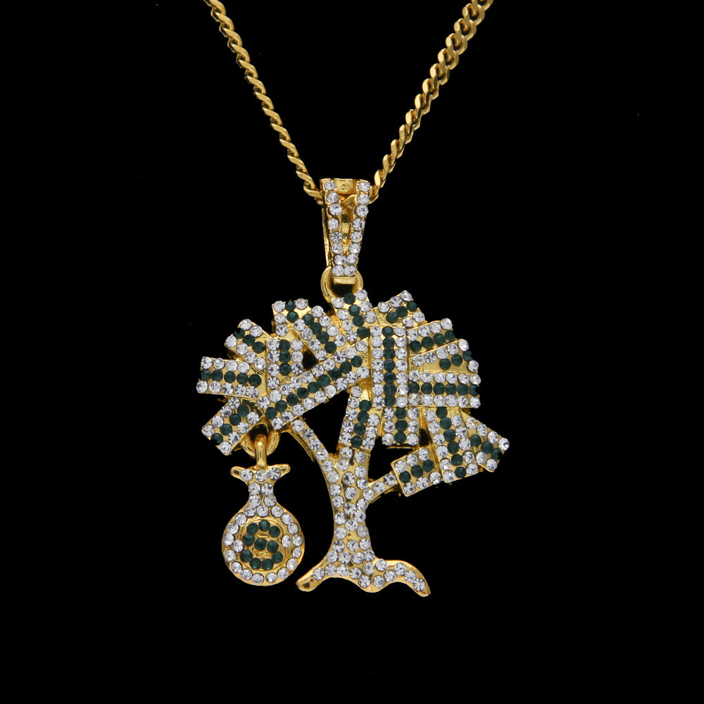 Money Tree Pendant Necklace