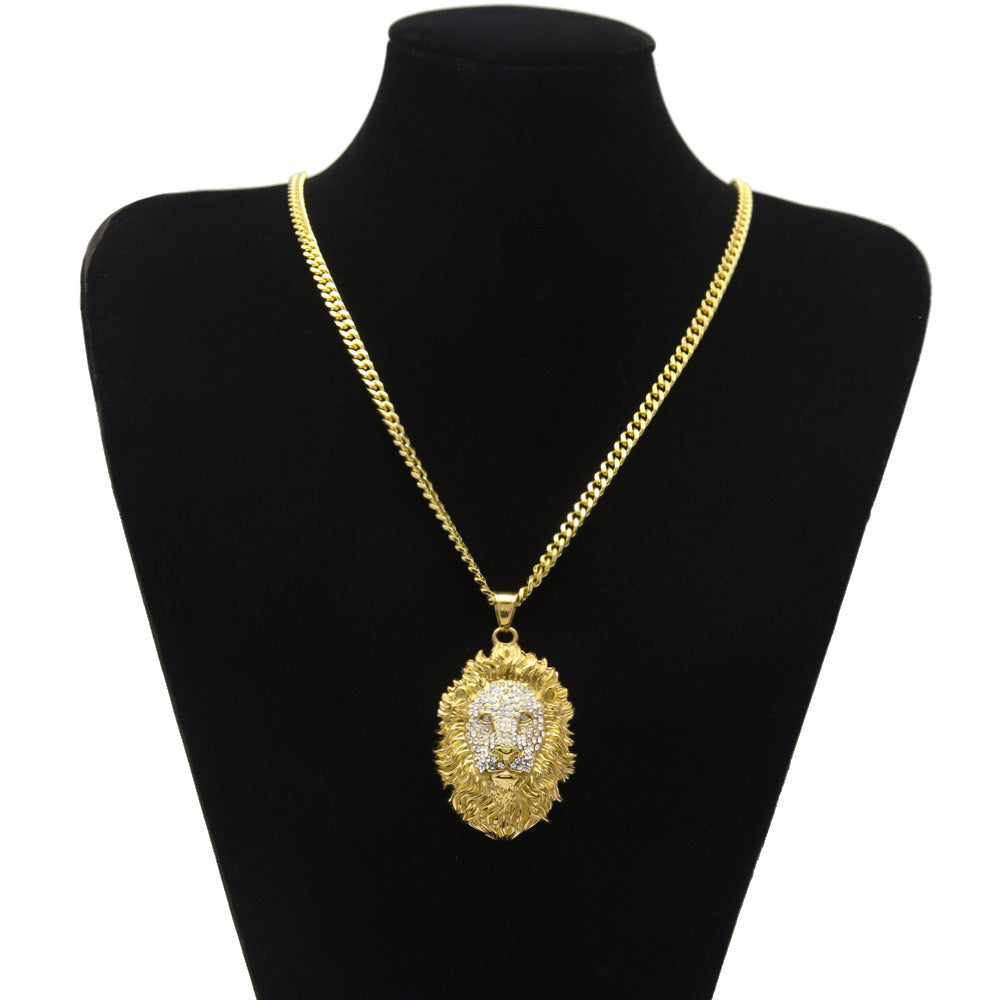 Prideful Lion Pendant Necklace