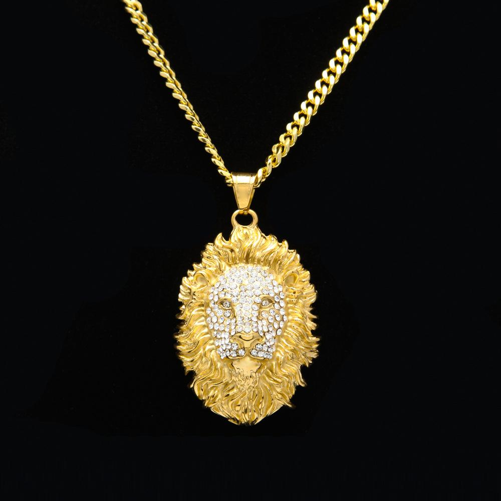 Prideful Lion Pendant Necklace