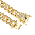 Embellished Thick Cuban Chain Bracelet