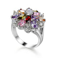 Crystal Blossom Ring