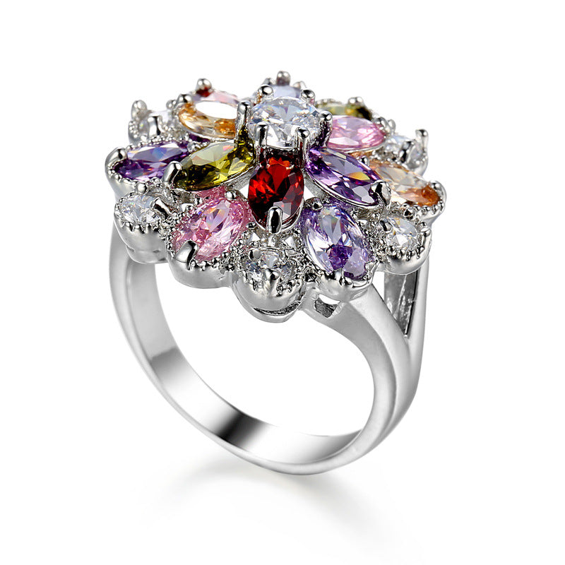 Crystal Blossom Ring