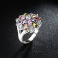 Crystal Blossom Ring