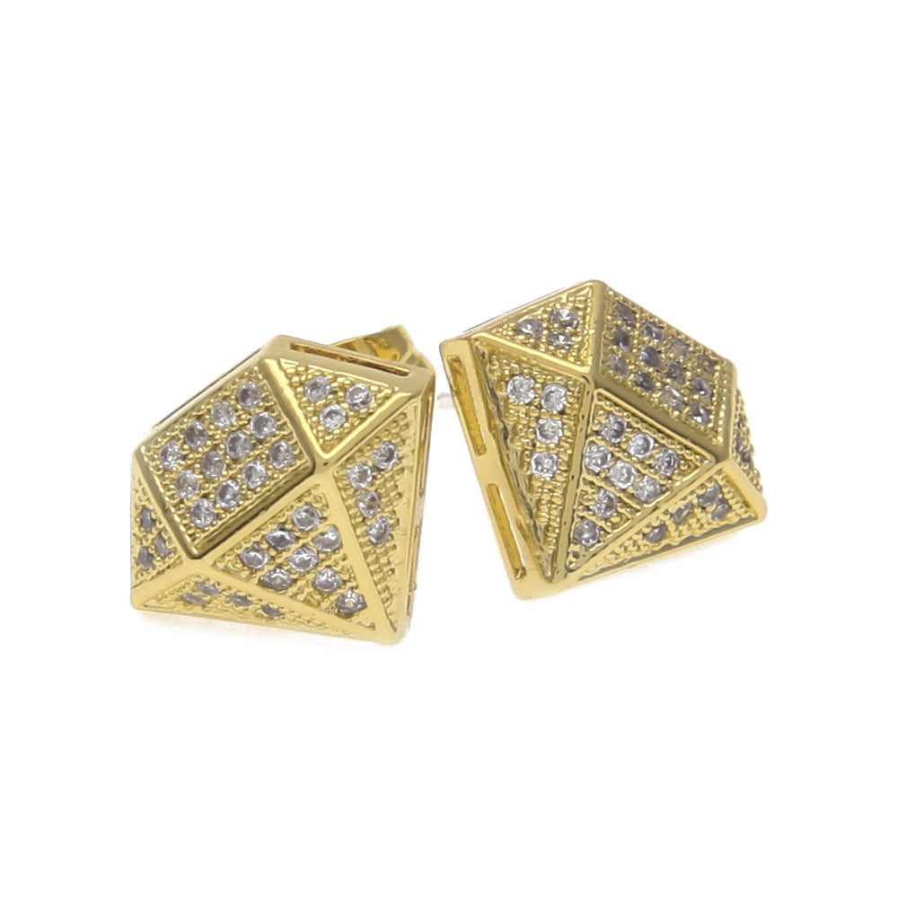 Diamond Ear Stud Earrings