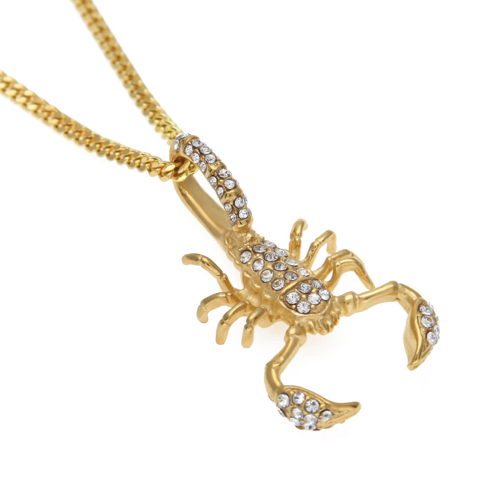 Scorpio the Embellished Scorpion Necklace 