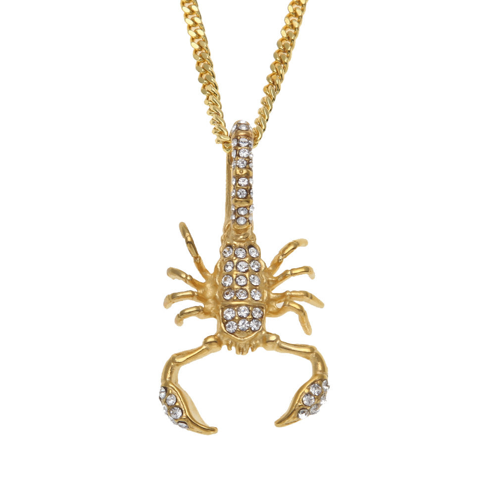 Scorpio the Embellished Scorpion Necklace 