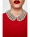 Full Pearl Collar Necklace