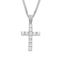 Embellished Hip Hop Crucifix Cross Pendant Necklace