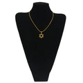 Six Pointed Star of David Snake Chain Necklace