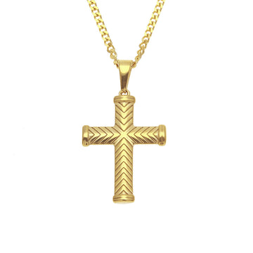 Modern Religion Crucifix Pendant Necklace