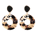 Creamé Donut Dangles Acrylic Hoop Earrings