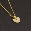 Pavé Alphabet Letter Necklace