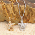 Shooting Star Shining Meteorite Pendant Necklace