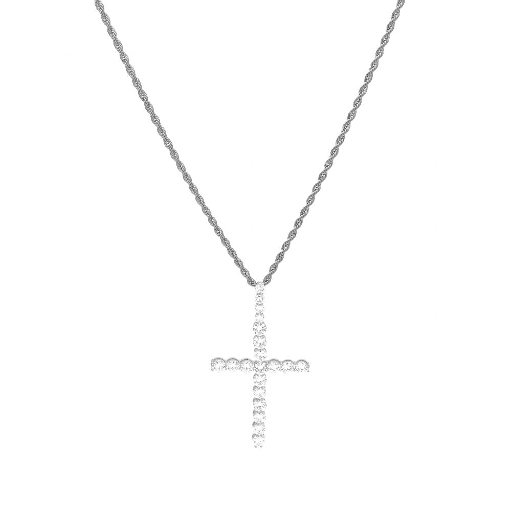 Dazzling Crucifix Cross Necklace