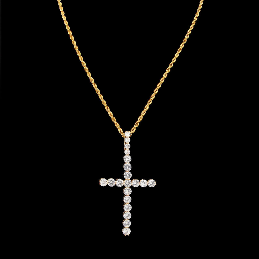 Dazzling Crucifix Cross Necklace