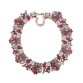 Vintage Style Exaggerated Full Rhinestone Necklace