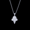 Ice Cream Cone Pendant Necklace