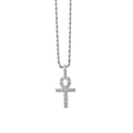 Sparkling Ankh Pendant Necklace